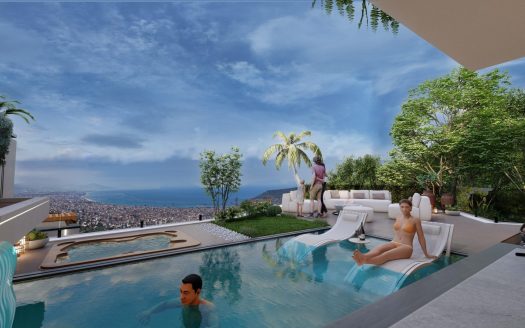 “Serene Luxury: NOVA HILLS HOUSES TEPE – Your Blissful Haven in Vibrant Alanya’s Heart.”