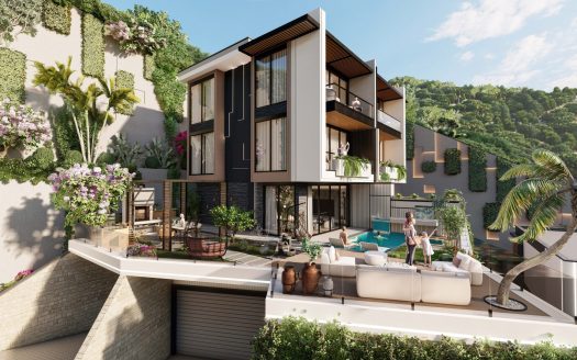 “Serene Luxury: NOVA HILLS HOUSES TEPE – Your Blissful Haven in Vibrant Alanya’s Heart.”